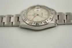 Rolex Explorer II 16550 Cream Rail Dial Vintage Mens Watch
