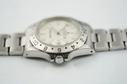 Rolex Explorer II 16550 Cream Rail Dial Vintage Mens Watch