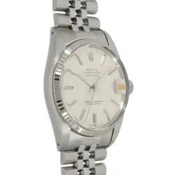 ROLEX  DATEJUST 16014 SILVER MOSAIC WATCH R45_0331