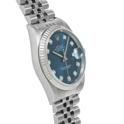 ROLEX 4/1  DATEJUST 16234G NUMBER A 1999 BLUE/DIAMOND WATCH WRISTWATCH R45_0331