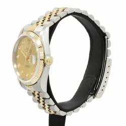 ROLEX  DATEJUST 16233G 10P DIAMOND CHAMPAGNE DIAL W SS/YG AUTOMATIC WINDING 36MM