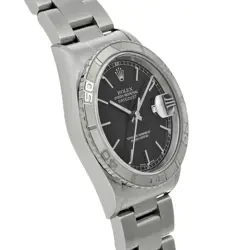 ROLEX  DATEJUST THUNDERBIRD 16264 K NUMBER 2001 BLACK WATCH WRISTWATCH R45_0331