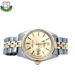ROLEX 1601 14KT GOLD, STAINLESS STEEL OYSTER PERPETUAL DATEJUST MEN' (PPG005512)