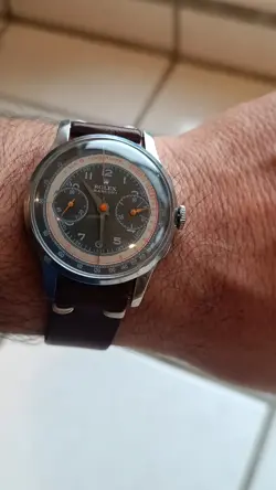 RARE MEDIC WATCH VINTAGE ROLEX CHRONOGRAPH MARCONI MEN'S 38MM MANUAL