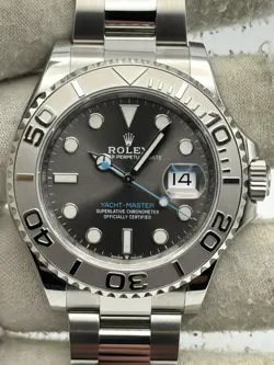 Rolex Yachtmaster 40mm Rhodium Dial Stainless Steel 126622 Box & Papers 2021