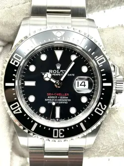 ROLEX SEADWELLER 43MM BLACK DIAL STAINLESS STEEL 126600 BOX & PAPERS 2021