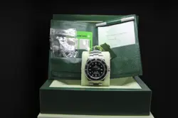 NEW OLD STOCK ROLEX SEA-DWELLER 16600 OYSTER BRACELET WITH BLACK BEZEL FULL SET