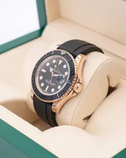 Rolex Yachtmaster 40mm 116655 Rose Gold Oysterflex Ceramic 2018