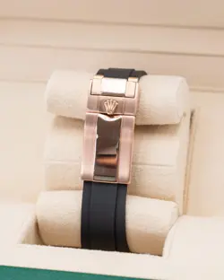 Rolex Yachtmaster 40mm 116655 Rose Gold Oysterflex Ceramic 2018