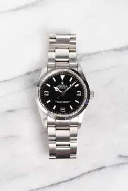 ROLEX EXPLORER 1 REFERENCE 114270 2006 BLACK DIAL 36MM OYSTER CASE NEW OLD STOCK