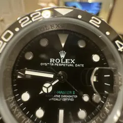 ROLEX GMT MASTER 2 (BLACK DIAL)