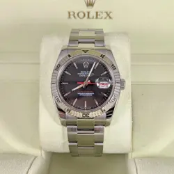 ROLEX 36MM DATEJUST TURN-O-GRAPH REF 116264 STAINLESS STEEL Z-SERIAL