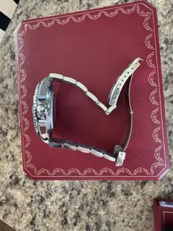 Rolex Submariner Date 116610 Oyster Custom Smurf Blue Dial Ceramic Bezel Watch