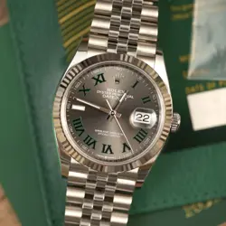 ROLEX DATEJUST 126234 SILVER JUBILEE BRACELET WITH SILVER BEZEL 2024 UNWORN
