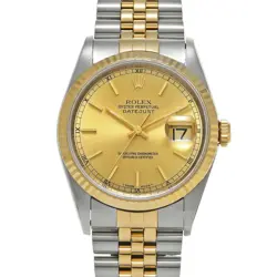 ROLEX DATEJUST 16233 W NUMBER (MANUFACTURED AROUND 1995) MEN'S WATCH G0401
