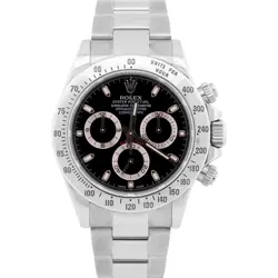 PAPERS ROLEX DAYTONA COSMOGRAPH CHROMALIGHT BLACK 40MM RANDOM SERIAL 116520 BOX