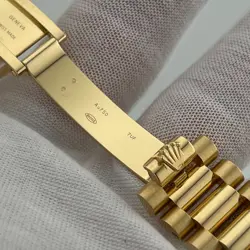 Rolex 128238 President Day Date 36 mm Champagne Dial 18K Gold Box Paper 2023