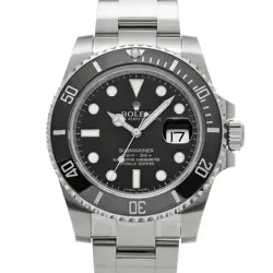USED ROLEX SUBMARINER DATE 116610LN BLACK CASE SIZE 40×40MM MEN'S WATCH #41291