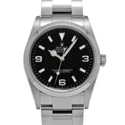 USED ROLEX EXPLORER 114270 BLACK CASE SIZE 36×36MM MEN'S WATCH #41431