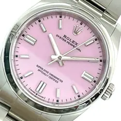 USED ROLEX OYSTER PERPETUAL 36 CANDY PINK 126000 PINK MEN'S WATCH #41151