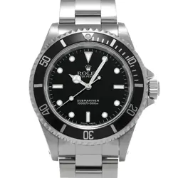 USED ROLEX SUBMARINER 14060 BLACK CASE SIZE 40×40MM MEN'S WATCH #42471