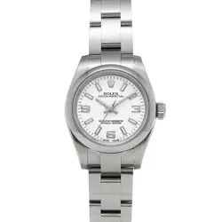 USED ROLEX OYSTER PERPETUAL 26 176200 WHITE LADIES WATCH #42201