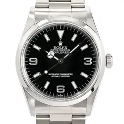 USED ROLEX EXPLORER I 14270 BLACK CASE SIZE 36MM MEN'S WATCH #471171