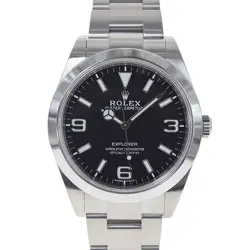 USED ROLEX EXPLORER 1 214270 BLACK CASE SIZE 39.0MM MEN'S WATCH #44361