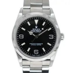USED ROLEX EXPLORER 1 114270 BLACK CASE SIZE 36.0MM MEN'S WATCH #42431