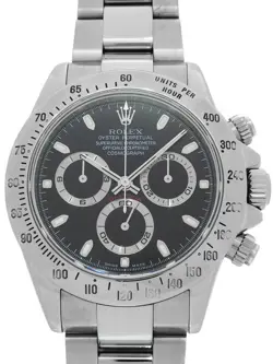 USED ROLEX COSMOGRAPH DAYTONA 116520 BLACK CASE SIZE 40MM MEN'S WATCH #4111