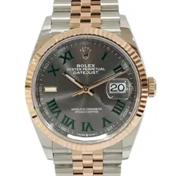 USED ROLEX DATEJUST 36 126231 GREEN MEN'S WATCH #41101