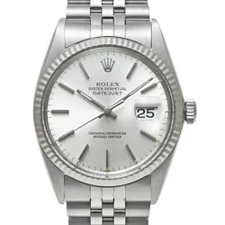 USED ROLEX DATEJUST 16014 SILVER CASE SIZE 36MM×36MM MEN'S WATCH #4161