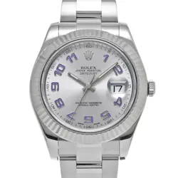 ROLEX DATEJUST II 116334 SILVER 661496