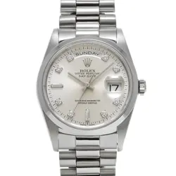 ROLEX DAY-DATE 36 18206A GRAY/DIAMOND 660825