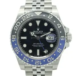 USED ROLEX GMT MASTER II 126710BLNR BLACK MEN'S WATCH #47481