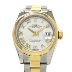 USED ROLEX DATEJUST 179163 CASE SIZE 26MM BAND SIZE 16CM LADIES WATCH #4101