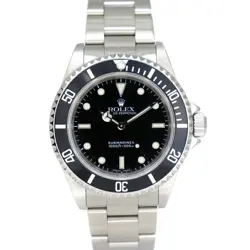 USED ROLEX SUBMARINER NON DATE 14060M BLACK MEN'S WATCH #42131