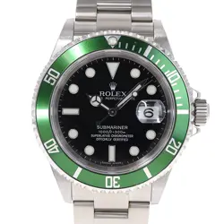 USED ROLEX SUBMARINER DATE 16610LV BLACK CASE SIZE 40.0MM MEN'S WATCH #42241