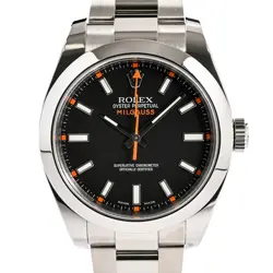 USED ROLEX MILGAUSS 116400 BLACK CASE SIZE 40MM MEN'S WATCH #41561