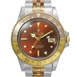 USED ROLEX GMT MASTER 16753 BROWN CASE SIZE 40MM×40MM MEN'S WATCH #4111