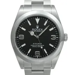 USED ROLEX EXPLORER 1 214270 BLACK CASE SIZE 39MM×39MM MEN'S WATCH #45361