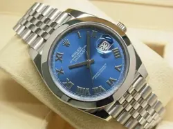 ROLEX DATEJUST 41 BLUE ROMAN 126300 JUBILEE BRACELET MENS126300