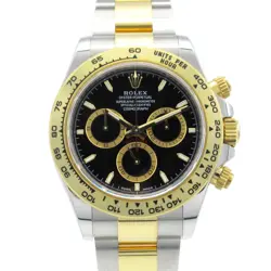 ROLEX DAYTONA RANDOM WRIST WATCH 126503 AUTOMATIC 18KYG GOLD SS USED MENS