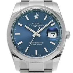 ROLEX OYSTER PERPETUAL DATE 115200 RANDOM SERIAL MEN'S WATCH FROM JAPAN G0401
