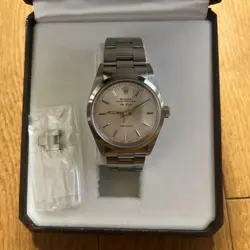 ROLEX AIR KING REF. 14000 SILVER AUTOMATIC STAINLESS STEEL MEN 8 VIBRATIONS
