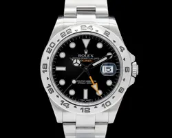 ROLEX EXPLORER II 216570 SS BLACK DIAL