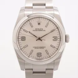 ROLEX OYSTER PERPETUAL 116000 SS AT SILVER-FACE
