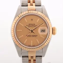 ROLEX DATEJUST 79173 SS×YG AT CHAMPAGNE-FACE