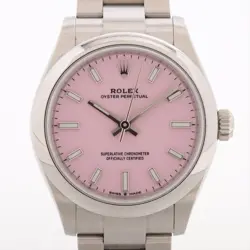 ROLEX OYSTER PERPETUAL 277200 SS AT PINK-FACE 1 EXTRA LINK