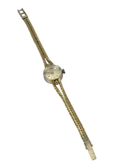 ROLEX 1960S LADIES TRIPLE SIGNED WHITE GOLD AND DIAMOND SET BRACELET WRIST WATCH